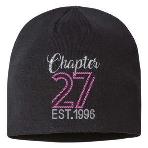 Chapter 27 EST 1996 27th Birthday Gift For Womens Sustainable Beanie