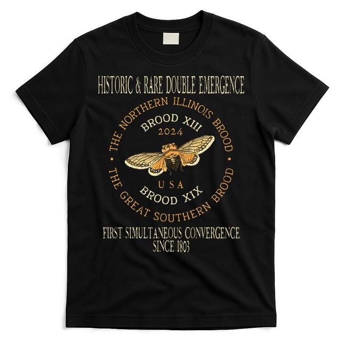 Cicada 2024 Event Brood Xix & Xiii Emergence T-Shirt