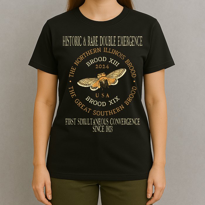 Cicada 2024 Event Brood Xix & Xiii Emergence T-Shirt