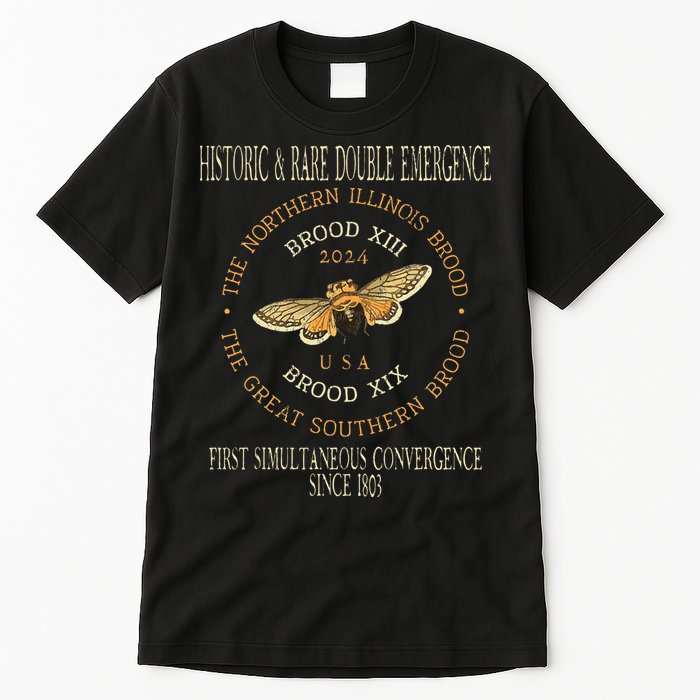 Cicada 2024 Event Brood Xix & Xiii Emergence Tall T-Shirt