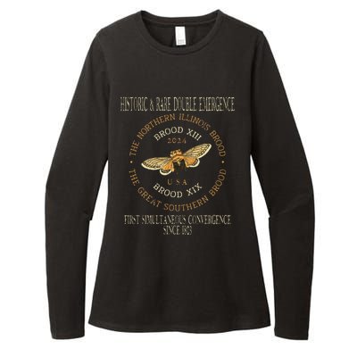 Cicada 2024 Event Brood Xix & Xiii Emergence Womens CVC Long Sleeve Shirt