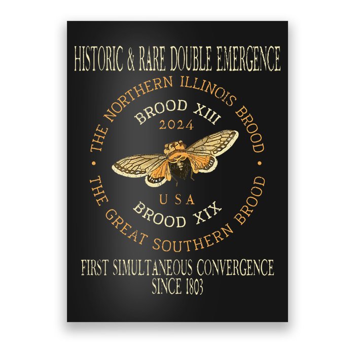 Cicada 2024 Event Brood Xix & Xiii Emergence Poster