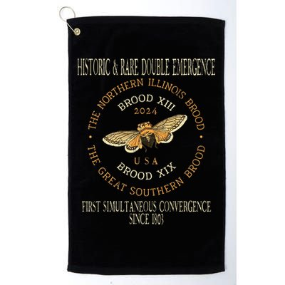Cicada 2024 Event Brood Xix & Xiii Emergence Golf Towel