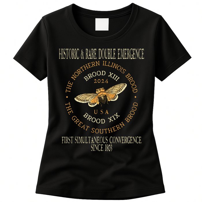 Cicada 2024 Event Brood Xix & Xiii Emergence Womens T-Shirt