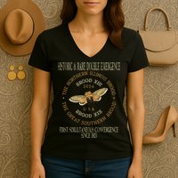 Cicada 2024 Event Brood Xix & Xiii Emergence Women's V-Neck T-Shirt