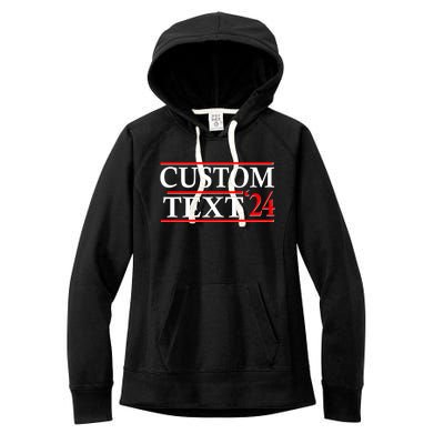 Custom 2024 Political Election Personalize Name Women's Fleece Hoodie