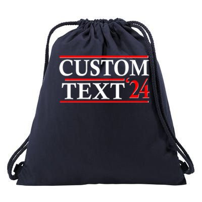 Custom 2024 Political Election Personalize Name Drawstring Bag