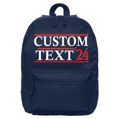 Custom 2024 Political Election Personalize Name 16 in Basic Backpack