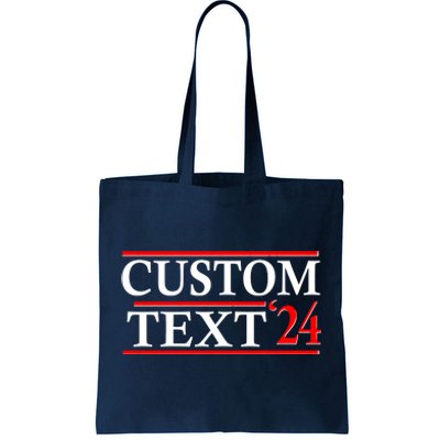 Custom 2024 Political Election Personalize Name Tote Bag