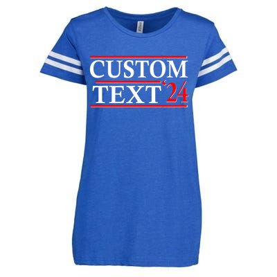 Custom 2024 Political Election Personalize Name Enza Ladies Jersey Football T-Shirt