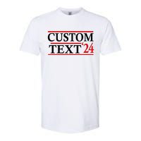 Custom 2024 Political Election Personalize Name Softstyle CVC T-Shirt