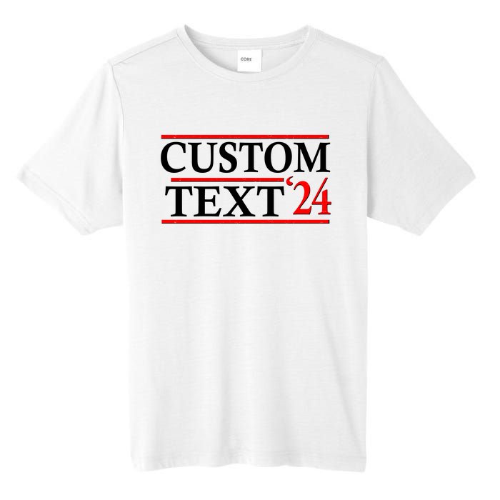 Custom 2024 Political Election Personalize Name Tall Fusion ChromaSoft Performance T-Shirt