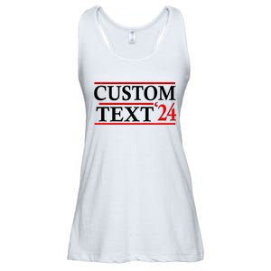 Custom 2024 Political Election Personalize Name Ladies Essential Flowy Tank