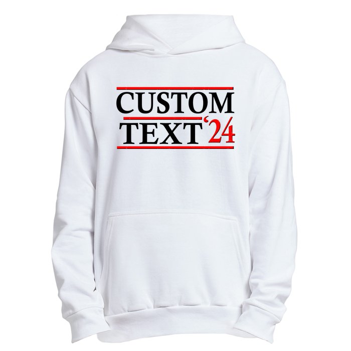 Custom 2024 Political Election Personalize Name Urban Pullover Hoodie