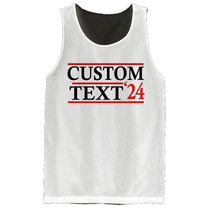 Custom 2024 Political Election Personalize Name Mesh Reversible Basketball Jersey Tank