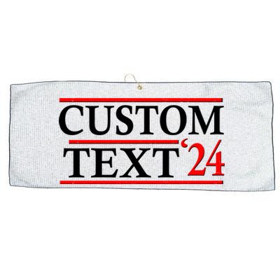 Custom 2024 Political Election Personalize Name Large Microfiber Waffle Golf Towel