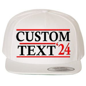 Custom 2024 Political Election Personalize Name Wool Snapback Cap