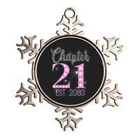 Chapter 21 Est 2003 21st Birthday Gift Metallic Star Ornament