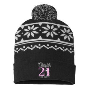 Chapter 21 Est 2003 21st Birthday Gift USA-Made Snowflake Beanie