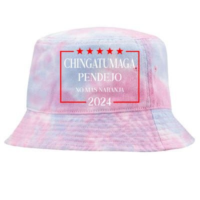 Chingatumaga 2024 Election Antitrump Latino Democrat Tie-Dyed Bucket Hat