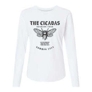 Cicada 2024 Funny Cicada Reunion Womens Cotton Relaxed Long Sleeve T-Shirt