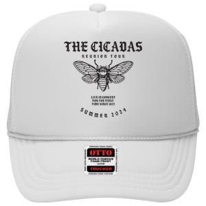 Cicada 2024 Funny Cicada Reunion High Crown Mesh Back Trucker Hat