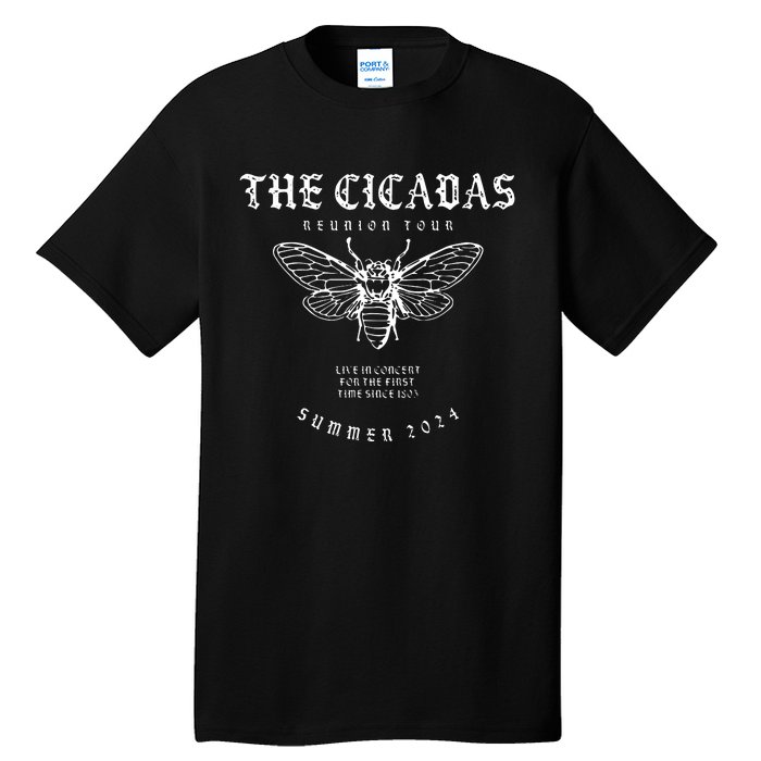 Cicada 2024 Funny Cicada Reunion Tall T-Shirt