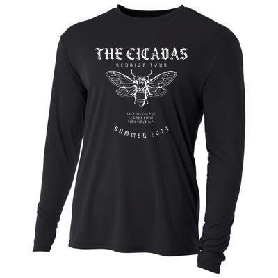 Cicada 2024 Funny Cicada Reunion Cooling Performance Long Sleeve Crew