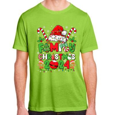 Christmas 2024 Family Matching Outfits Team Santa Elf Squad Adult ChromaSoft Performance T-Shirt