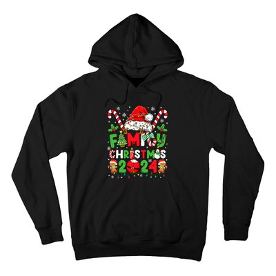 Christmas 2024 Family Matching Outfits Team Santa Elf Squad Hoodie