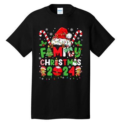 Christmas 2024 Family Matching Outfits Team Santa Elf Squad Tall T-Shirt