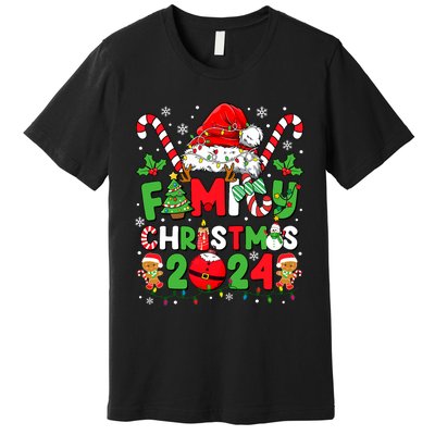 Christmas 2024 Family Matching Outfits Team Santa Elf Squad Premium T-Shirt