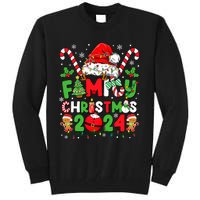 Christmas 2024 Family Matching Outfits Team Santa Elf Squad Tall Sweatshirt