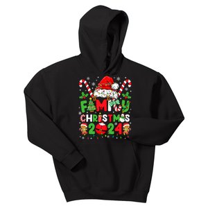 Christmas 2024 Family Matching Outfits Team Santa Elf Squad Kids Hoodie