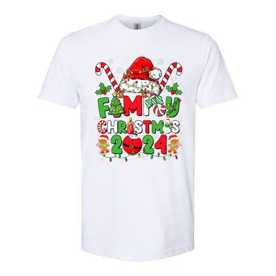 Christmas 2024 Family Matching Outfits Team Santa Elf Squad Softstyle CVC T-Shirt