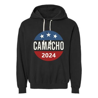 Camacho 2024 funny american flag Garment-Dyed Fleece Hoodie