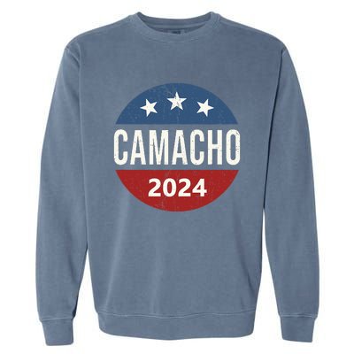 Camacho 2024 funny american flag Garment-Dyed Sweatshirt