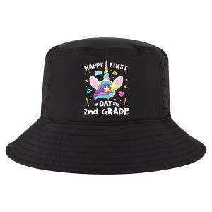 Cute 2Nd Grade Unicorn Happy First Day Of School Gift Cool Comfort Performance Bucket Hat