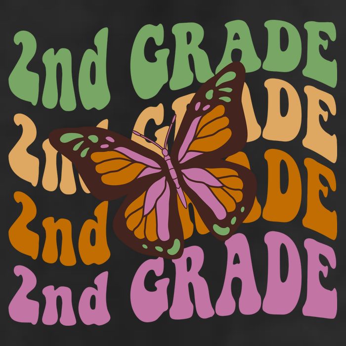 Cute 2nd Grade Butterfly Cool Comfort Performance Bucket Hat
