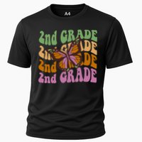 Cute 2nd Grade Butterfly Cooling Performance Crew T-Shirt