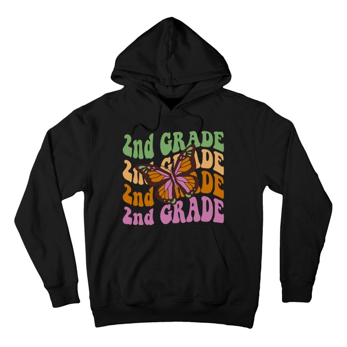 Cute 2nd Grade Butterfly Hoodie