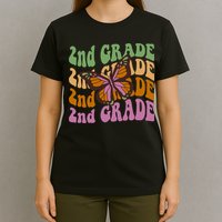 Cute 2nd Grade Butterfly T-Shirt
