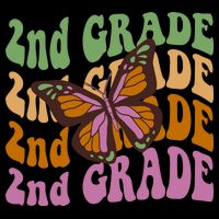 Cute 2nd Grade Butterfly T-Shirt