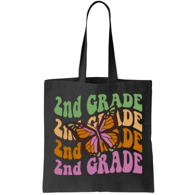 Cute 2nd Grade Butterfly Tote Bag