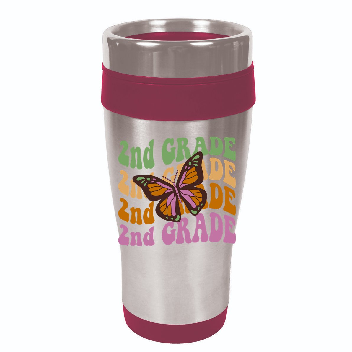 Cute 2nd Grade Butterfly Kids Hoodie