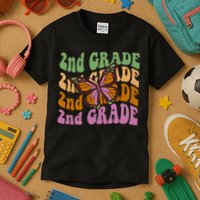 Cute 2nd Grade Butterfly Kids T-Shirt