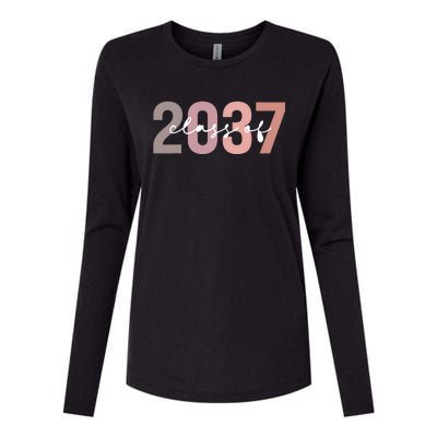 Class 2037 Graduation Womens Cotton Relaxed Long Sleeve T-Shirt