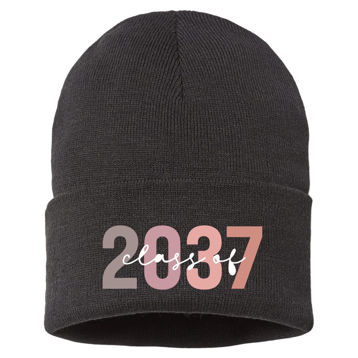 Class 2037 Graduation Sustainable Knit Beanie