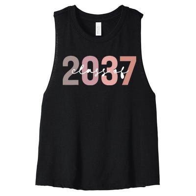 Class 2037 Graduation Women's Racerback Cropped Tank