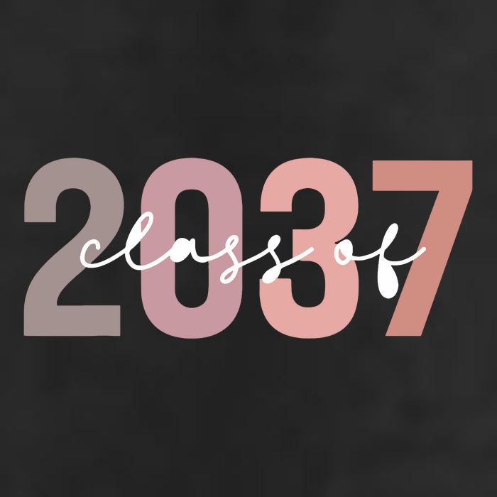 Class 2037 Graduation Golf Towel
